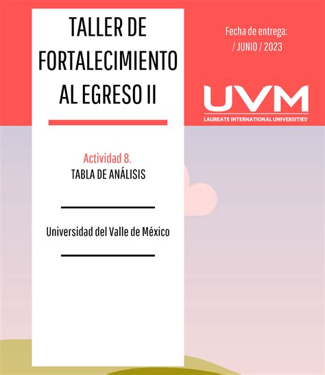 A8 Taller De Egresopdf Ejercicio TALLER DE FORTALECIMIENTO AL