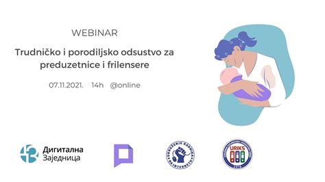 Trudničko i porodiljsko odsustvo za preduzetnice i frilensere - YouTube