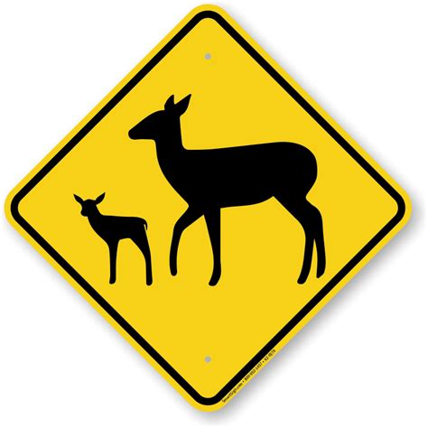 Printable Deer Crossing Sign Printable Word Searches