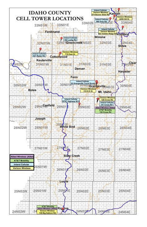 Map Of Cell Tower Locations