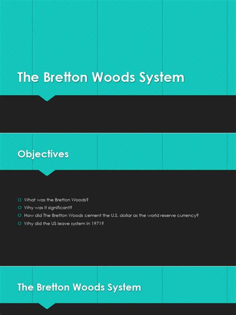 Bretton Woods System | Download Free PDF | Bretton Woods System ...