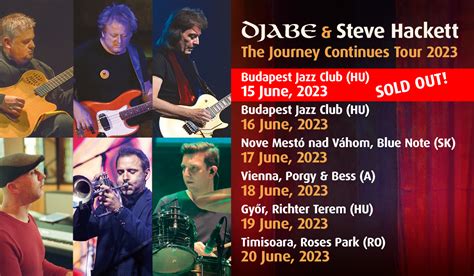 Djabe Djabe Steve Hackett The Journey Continues Tour Djabe