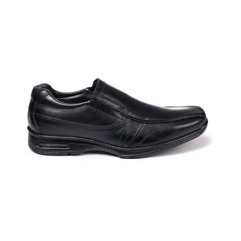 Sapato Social Masculino Comfort em Couro Bovino Preto | Tombstone