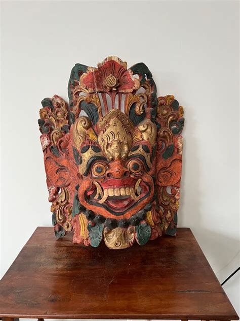 Mask 1 Wood Bali Indonesia Catawiki