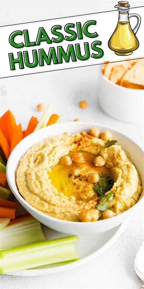 Classic Hummus Recipe Homemade Hummus Made Simple