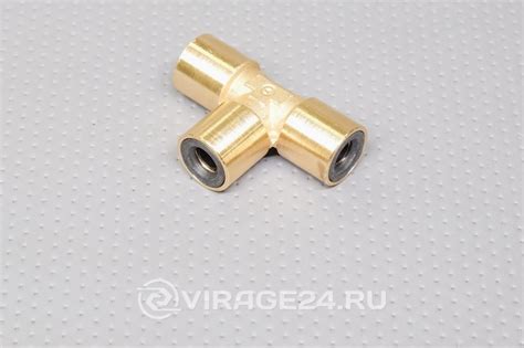 Цанга тройник 10мм латунь T, CAMOZZI 9540 10-C — купить в по цене от 1 ...