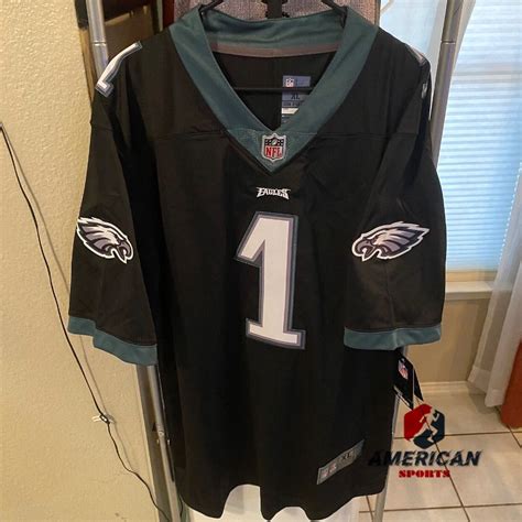 Men S Jersey Philadelphia Eagles Jalen Hurts Midnight Green