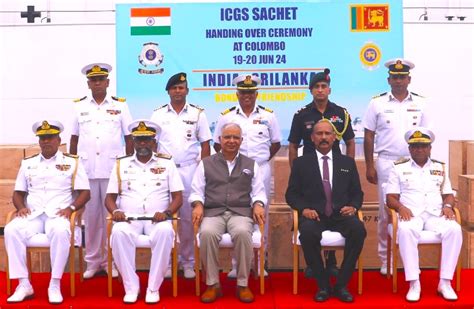 Indian Coast Guard Gifts Spare Parts To Sri Lanka Coast Guard Valued