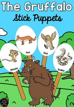 The Gruffalo -Stick Puppets by Little Hands Early Learning | TPT