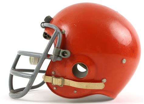 Lot Detail 1970 S Orange Murietta Game Worn Football Helmet W 12