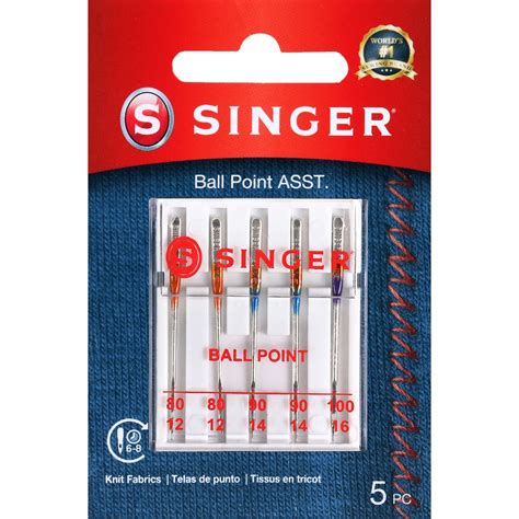 Singer® Ball Point Sewing Machine Needles 5ct Michaels