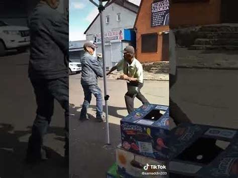 драка алкашей - YouTube