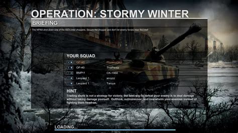 Armored Warfare Operation Stormy Winter YouTube