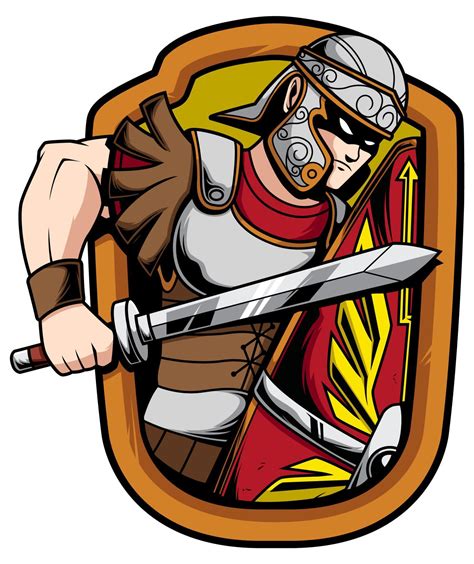 Legionnaire Mascot Design 14848489 Vector Art At Vecteezy