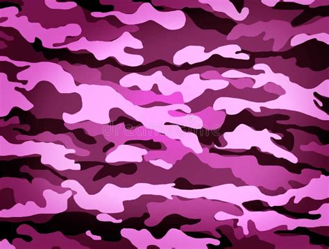 Pink Camouflage Pattern Stock Illustration Illustration Of Series