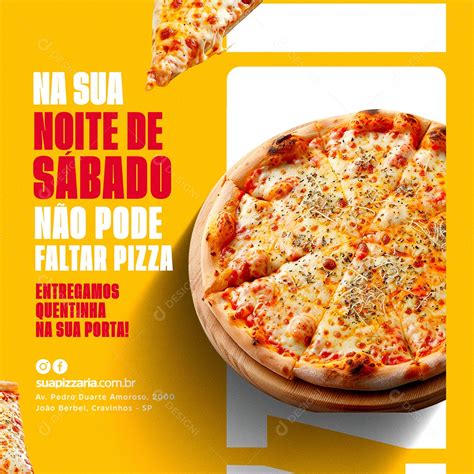 Pizzaria Social Media PSD Editável download Designi