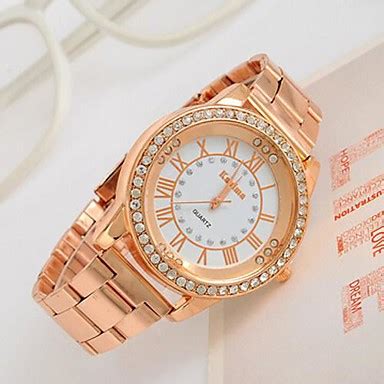 Women's Watch Big Dial Rhinestone Rose Gold Watch Cool Watches Unique Watches 1781287 2017 – $8.04