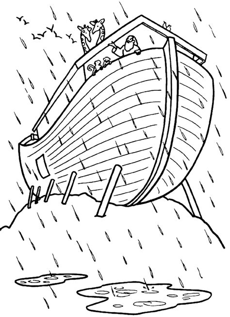 Printable Noahs Ark Coloring Page