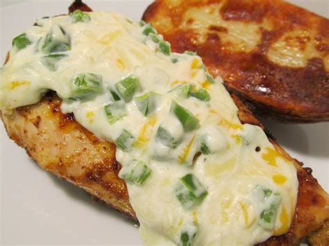 Jenns Food Journey Grilled Jalapeno Popper Topped Chicken