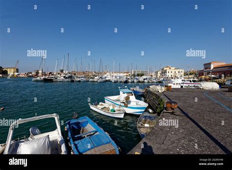 Porto Di Catania Italy Sicily Stock Photo Alamy
