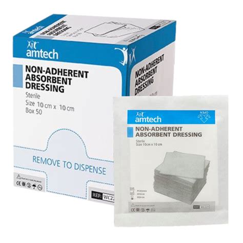 Non Adherent Dressing 10cm Pracmed Nz