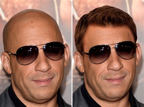 12 Bald Celebrities With Hair Top 15 Quotes