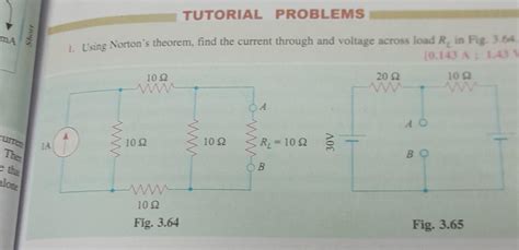 Solved Using Norton S Theorem Find The Current Through Chegg