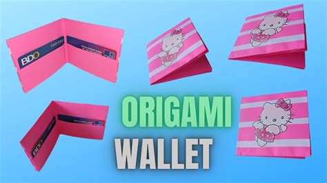 How To Make A Paper Wallet Origami Wallet Easy Origami Hello