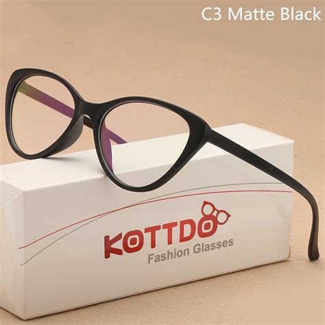 Kottdo Vintage Cat Eye Glasses Women Eyeglasses Frame Optical Spectacl Cinily