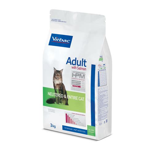 Virbac Veterinary HPM Ração seca para gato adulto salmão