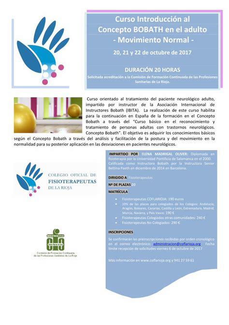 Pdf Curso Introducci N Al Concepto Bobath En El Adulto Seg N El