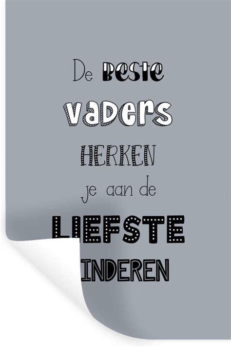 Muurstickers Sticker Folie Quotes Vaderdag De Beste Vaders