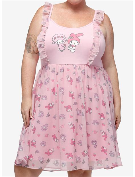 My Melody And My Sweet Piano Flutter Dress Plus Size Hot Topic