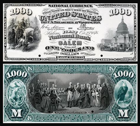 Large Denominations Of United States Currency Wikipedia The Free