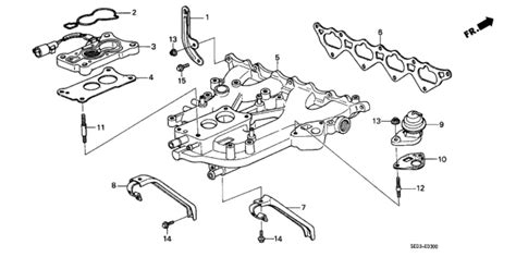 Intake Manifold Carburetor Honda Accord Door Lx Ka At