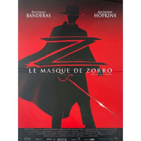 Affiche de cinéma française de LE MASQUE DE ZORRO 40x54 cm