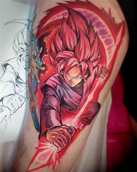 O T A K U T A T T O O On Instagram Goku Rose For Dan Back Of The