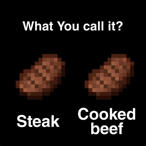 Cooked Steak Minecraft