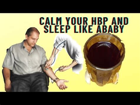 How To Lower Your HBP And Sleep Like A Baby I Home Remedy For High