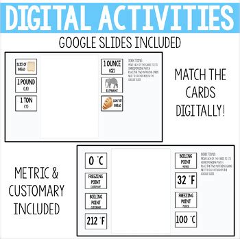 Measurement Games Digital Print By Kiefer S Klassroom Tpt