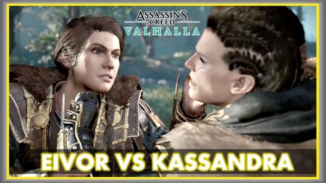 Eivor Vs Kassandra Cena Da Luta Assassin S Creed Valhalla Dlc Pt Br Youtube