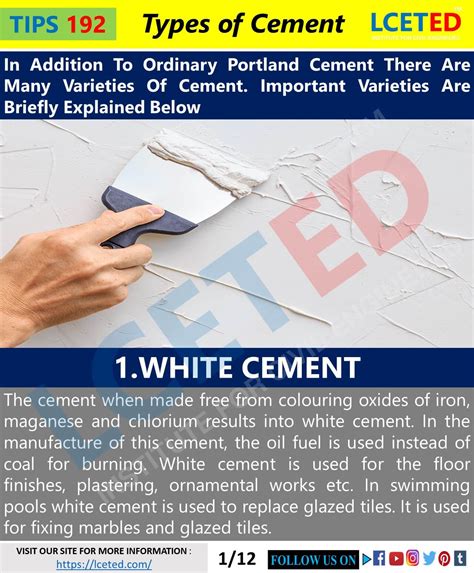 Types Of Cement Used In Construction And Its Purposes Lceted Lceted