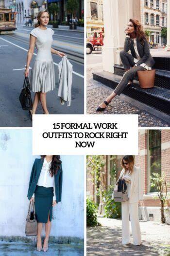 15 Formal Work Outfits To Rock Right Now Styleoholic