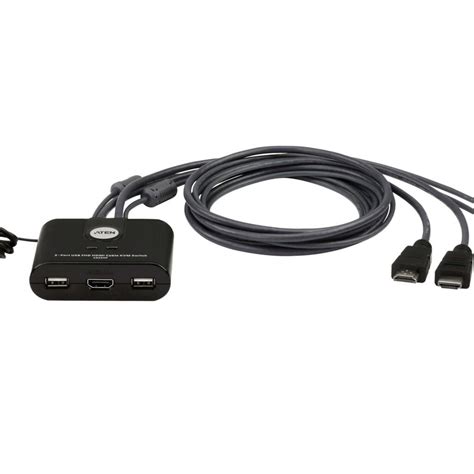 Aten CS22HF AT 2 Port USB FHD HDMI Cable KVM Switch Power Regulation