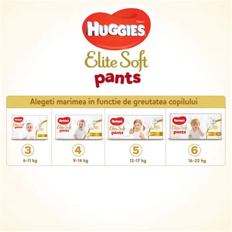 Scutece Chilotel Huggies Elite Soft Pants Nr Unisex Kg Buc