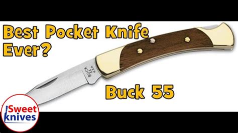 53 Buck Knives 055 55 Pocket Folding Knife Review Made In The Usa