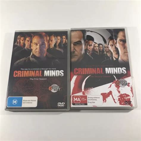 CRIMINAL MINDS SEASONS 1 And 2 DVD Bundle Lot Region 4 PAL Mandy