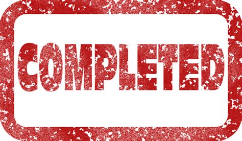 completed stamp complete royalty  stock illustration