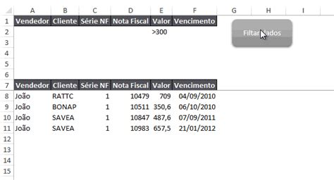 Filtrar Dados De Uma Planilha Para Outra Excel Filtro Avan Ado Excel