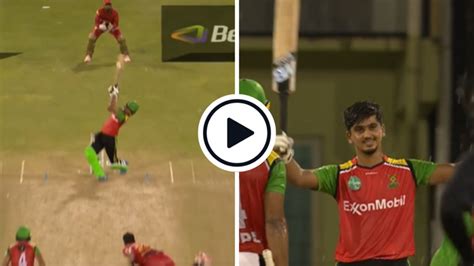 Watch Saim Ayub Hits Winning Six Celebrates In Style As Guyana Amazon